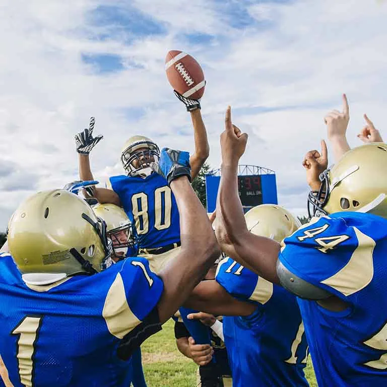 Jugadores de futbol americano